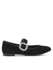 Sergio Bardi Baleriny RST-D1063-01SB Czarny. Czarne baleriny Sergio Bardi, bez wzorów, ze skóry, bez obcasa, bez zapięcia. Za 249.99 zł.