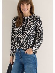 Cecil Sweter w kolorze czarno-kremowym rozmiar: S. Brązowe swetry Cecil, s, bez wzorów, bez ramiączek. Za 114.44 zł.