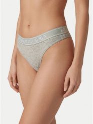 Polo Ralph Lauren Stringi 4P2031 Szary. Szare stringi Polo Ralph Lauren, bez wzorów, z bawełny. Za 125.99 zł.