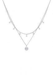Elli Damska zawieszka warstwowy Disc Sun z pozłacanego srebra próby 925 Sterling Silver Naszyjniki 1 ct Damski. Szare naszyjniki Elli, z materiału, pozłacane. Za 413.99 zł.