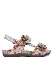 Laura Vita Sandały Liloo 06 Kolorowy. Sandały LAURA VITA, bez wzorów, ze skóry, bez obcasa, na płaskiej podeszwie, bez zapięcia. Za 429.99 zł.