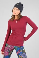 Koszulka z długim rękawem do biegania damska Nessi Sportswear Longsleeve Ultra. Czerwone t-shirty sportowe NESSI SPORTSWEAR, l, bez wzorów, z dzianiny, bez ramiączek, do biegania. Za 339.00 zł.