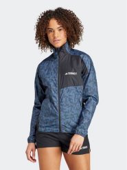 Adidas Wiatrówka Terrex Trail Running Windbreaker IA1808 Niebieski Regular Fit. Niebieskie kurtki przejściowe sportowe adidas, l, bez wzorów, z syntetyku, bez kaptura, do biegania. Za 449.99 zł.