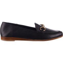 Półbuty Bayla-161 138 80127 Black 22 161340, Czarny, Skóra naturalna. Czarne półbuty wsuwane Bayla, z aplikacjami, z materiału, klasyczne, bez obcasa. Za 299.99 zł.