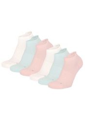 Skarpety Fitness unisex Sneaker – 6 szt. – Multi Pastelowe. Żółte skarpetki XTREME, bez wzorów, z materiału. Za 148.10 zł.