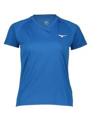 Mizuno Koszulka funkcyjna "Drylite" w kolorze niebieskim rozmiar: S. Niebieskie t-shirty sportowe Mizuno, s, bez wzorów, bez ramiączek, outdoorowe. Za 61.60 zł.