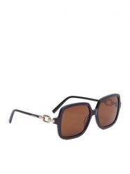 Nine West Okulary przeciwsłoneczne CEO-NW6658S Brązowy ciemny. Brązowe okulary przeciwsłoneczne Nine West, bez wzorów, plastikowe. Za 149.99 zł.