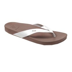 Japonki plażowe damskie REEF Cushion Cloud. Białe japonki Reef, bez wzorów, sportowe. Za 149.99 zł.