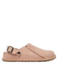 Birkenstock Klapki Zermatt 1031146 Różowy. Czerwone klapki Birkenstock, bez wzorów, ze skóry, bez obcasa, bez zapięcia. Za 719.99 zł.