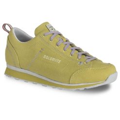 Buty DOLOMITE 54 LH CANVAS EVO. Żółte buty trekkingowe Dolomite, bez zapięcia. W wyprzedaży za 150.00 zł.