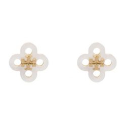 Kolczyki Tory Burch. Żółte kolczyki Tory Burch, złote. Za 659.99 zł.