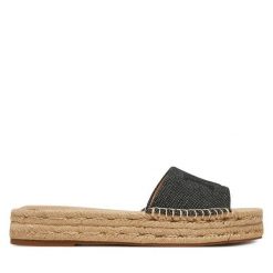 Klapki LAUREN RALPH LAUREN. Brązowe klapki Lauren Ralph Lauren, bez wzorów, bez obcasa, bez zapięcia. Za 323.99 zł.