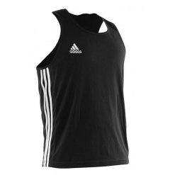 Tank top adidas Aiba. Czarne topy adidas, l, bez wzorów, sportowe, bez kołnierzyka, bez ramiączek. Za 133.00 zł.