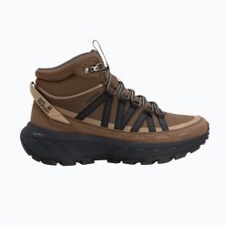 Buty turystyczne damskie Jack Wolfskin Wild Hike Texapore Mid. Brązowe trekkingi Jack Wolfskin, bez wzorów, z gumy, przed kolano, bez zapięcia, trekkingowe. Za 659.99 zł.