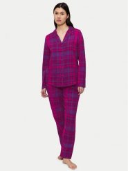 Triumph Piżama Boyfriend 10225075 Różowy Relaxed Fit. Czerwone piżamy Triumph, bez wzorów, z bawełny, bez kołnierzyka, bez ramiączek. Za 175.00 zł.