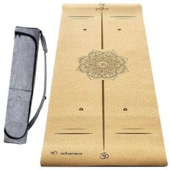 Mata jogi korka Hi-tech 6mm +Torba wodoodporna 3 materiały dla większej wygody4. Brązowe torby sportowe ACHAMANA, bez wzorów, z materiału, na ramię, małe. Za 486.00 zł.