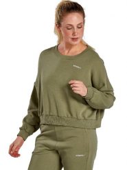 Erima Bluza w kolorze khaki rozmiar: S. Brązowe bluzy Erima, s, bez wzorów, bez kaptura. Za 93.51 zł.