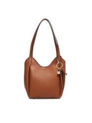 Guess Torebka HWBG97 35030 Brązowy jasny. Brązowe torebki klasyczne Guess, z aplikacjami, ze skóry, bez dodatków. Za 584.99 zł.