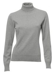 Heine Golf w kolorze szarym rozmiar: 40. Szare swetry Heine, bez wzorów, z bawełny, bez ramiączek. Za 91.34 zł.