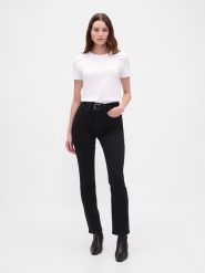 GAP Dżinsy - Slim fit - w kolorze czarnym rozmiar: W34. Czarne jeansy GAP, bez wzorów, klasyczne, z podwyższonym stanem. Za 159.95 zł.
