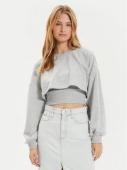 ONLY Bluza Britt 15312126 Szary Cropped Fit. Szare bluzy ONLY, xl, bez wzorów, z syntetyku, bez kaptura. Za 119.99 zł.
