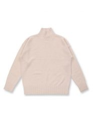 Sense Organics Sweter "Tivooli" w kolorze beżowym rozmiar: 38. Brązowe swetry Sense Organics, bez wzorów, z wełny, bez ramiączek. Za 250.35 zł.