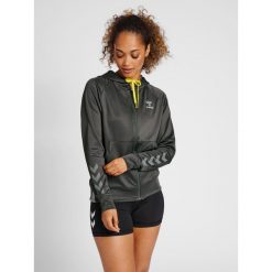 Damska bluza z kapturem Hummel action. Czarne bluzy Hummel, s, bez wzorów, z kapturem, na fitness i siłownię. Za 208.00 zł.