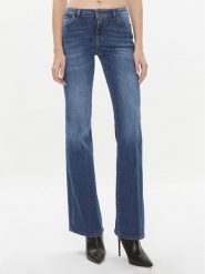 Pinko Jeansy Frida 100177 A0ZT Niebieski Flare Fit. Niebieskie jeansy Pinko, bez wzorów, z bawełny. Za 269.99 zł.