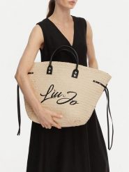 Liu Jo Torebka VA6202 A0007 Beżowy. Brązowe shopper bag Liu Jo, bez wzorów, z syntetyku, bez dodatków. Za 599.99 zł.