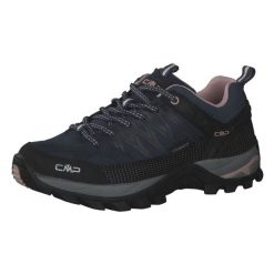 Buty trekkingowe damskie CMP RIGEL LOW. Czarne trekkingi CMP, bez wzorów, bez zapięcia, trekkingowe. W wyprzedaży za 359.99 zł.