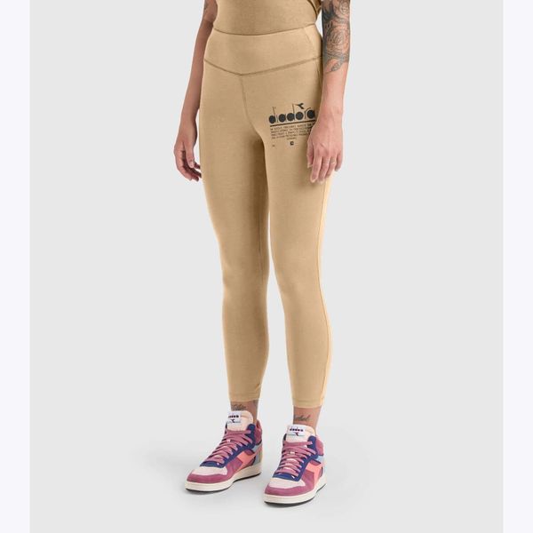 Legginsy damskie DIADORA L. LEGGINGS MANIFESTO. Brązowe bielizna termoaktywna damska Diadora, bez wzorów, bez ramiączek. Za 59.99 zł.