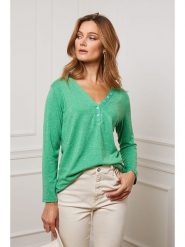 Joséfine Sweter "Drival" w kolorze zielonym rozmiar: M. Zielone swetry Joséfine, m, bez wzorów, bez ramiączek. Za 131.45 zł.