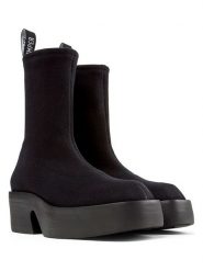 Camper Botki w kolorze czarnym rozmiar: 37. Czarne botki Camper, bez wzorów, eleganckie, bez obcasa, bez zapięcia. Za 234.94 zł.