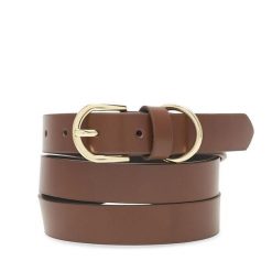 Pasek Damski Lasocki. Brązowe paski Lasocki, bez wzorów. Za 89.99 zł.