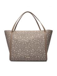 TOUS Torebka Kaos Mini Lines 2002183744 Brązowy. Brązowe shopper bag tous, bez wzorów, ze skóry, bez dodatków. Za 1,199.00 zł.