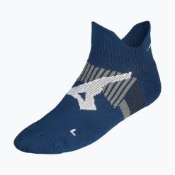 Skarpety Mizuno DryLite Race Mid. Niebieskie skarpetki Mizuno, bez wzorów. Za 28.99 zł.