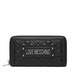 Portfel LOVE MOSCHINO. Czarne portfele Love Moschino, bez wzorów. Za 309.99 zł.