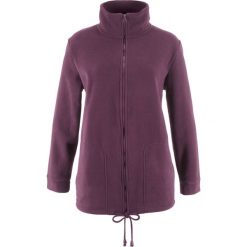 Bluza rozpinana z polaru, długi rękaw bonprix czarny bez. Bluzy z polaru bonprix. Za 69.99 zł.