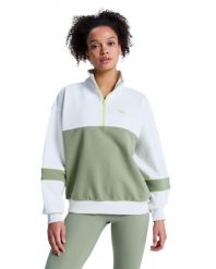 Bluza dla Kobiety ESS ENERGY NEW Zielony. Zielone bluzy Roxy, xs, bez wzorów, z bawełny, bez ramiączek, bez kaptura. Za 319.99 zł.