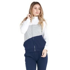 Bluza z zamek błyskawiczny na co dzień na siłownię. Szare bluzy bez kaptura LEONE 1947 APPAREL, xs, bez wzorów, z bawełny, bez kaptura, na fitness i siłownię. W wyprzedaży za 218.92 zł.