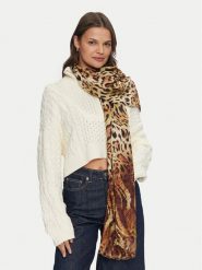 Guess Szalik AW5201 MOD03 Brązowy. Brązowe szaliki i kominy Guess, z aplikacjami, z materiału. Za 479.99 zł.