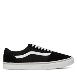 Tenisówki Vans. Czarne trampki Vans, bez wzorów, bez zapięcia. Za 239.99 zł.