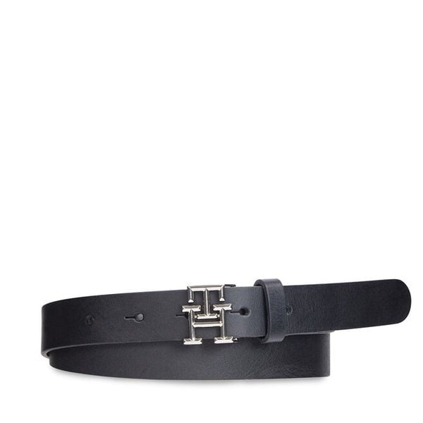 Pasek Tommy Hilfiger. Czarne paski Tommy Hilfiger, bez wzorów. Za 164.99 zł.