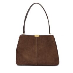 Torebka Tommy Hilfiger. Brązowe torebki klasyczne Tommy Hilfiger, bez wzorów, casualowe, bez dodatków. Za 879.99 zł.