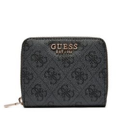 Mały Portfel Damski Guess. Czarne portfele Guess, z aplikacjami. Za 159.99 zł.