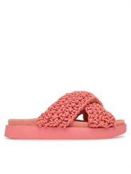 Inuikii Klapki Woven 1004.003.0062 Różowy. Czerwone klapki Inuikii, bez wzorów, z materiału, bez obcasa, bez zapięcia. Za 859.99 zł.