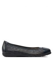 Caprice Baleriny 9-22151-42 Granatowy. Niebieskie baleriny Caprice, bez wzorów, ze skóry, bez obcasa, bez zapięcia. Za 200.99 zł.