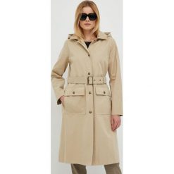 Lauren Ralph Lauren trencz damski kolor beżowy przejściowy. Brązowe płaszcze Lauren Ralph Lauren, m, bez wzorów, bez kaptura. W wyprzedaży za 1,039.90 zł.