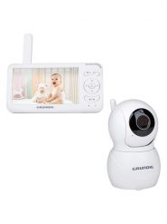 GRUNDIG Wideoniania w kolorze białym dla niemowląt rozmiar: onesize. Nianie elektroniczne Grundig. Za 369.95 zł.