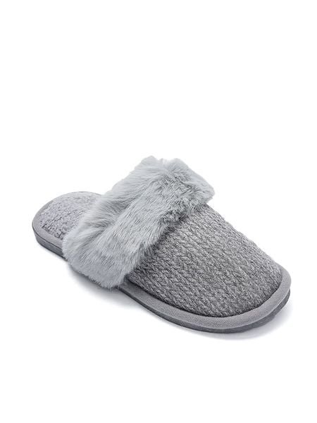 Confly Kapcie w kolorze szarym rozmiar: 37. Szare kapcie Confly, bez wzorów. Za 56.79 zł.